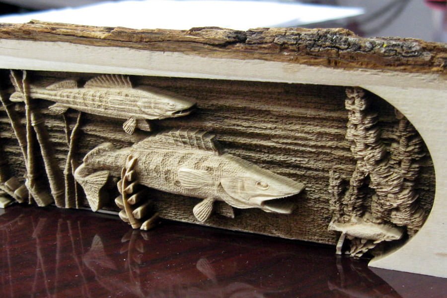 deep engraving wood