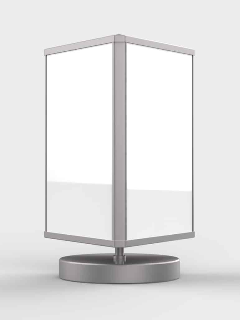 laser LED lit store POP display