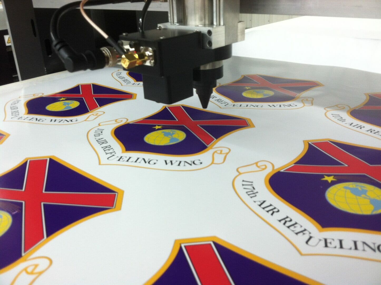 printed material laser cut